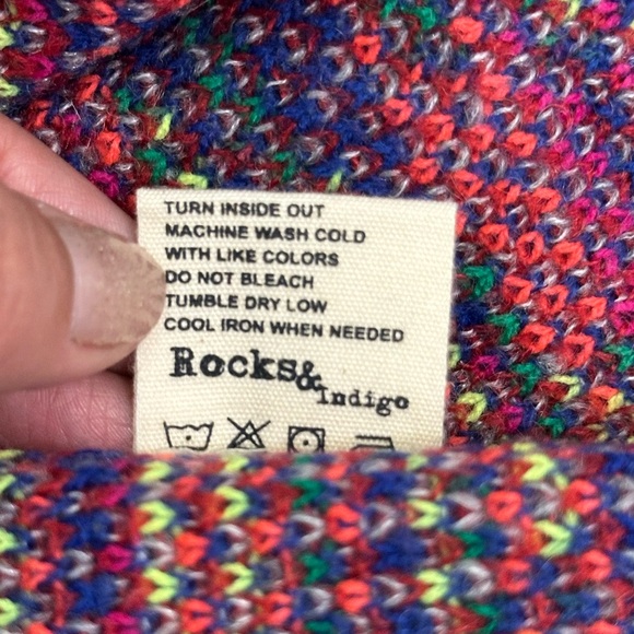 Rocks & Indigo Open cardigan with Aztec design Size Small - Picture 5 of 8